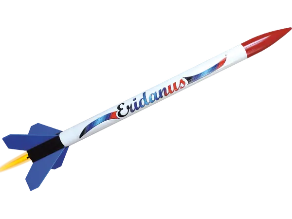 Eridanus model rocket kit, ready to fly, 18mm mount, A-C motors, Klima model rocketry