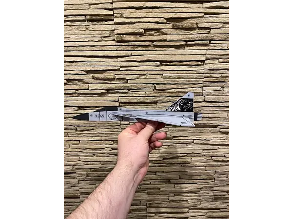 Gripen Model rakietowego szybowca do silników TSP