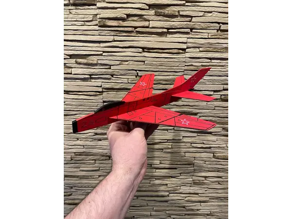 Mig - 19 Modello di aliante a razzo per motori TSP