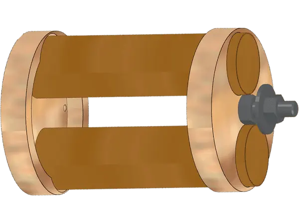 Soporte de motor 2x18mm / 48,8mm para tubos de 50mm
