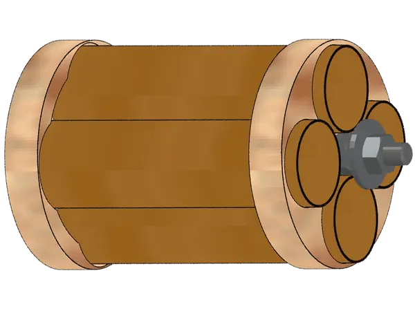 Motorsteun 4x18mm / 48.8mm voor 50mm buizen