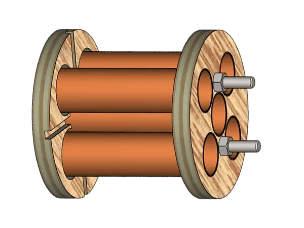 Soporte de motor 5x18mm / 72.4mm para tubos de 75mm