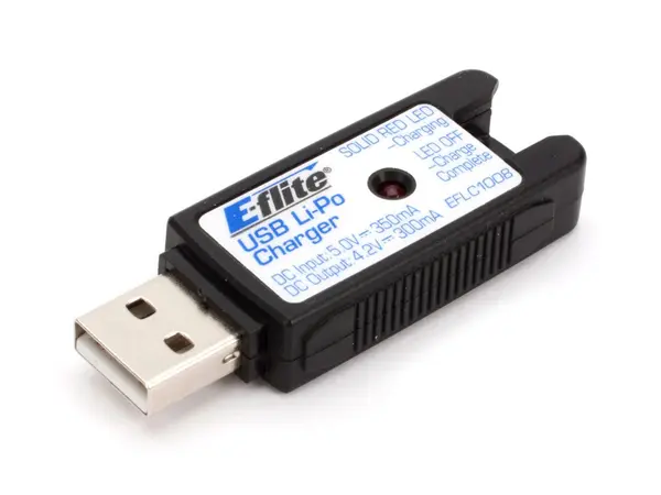 Cargador USB Li-Po 1S 3,7 V - 300 mA - Cargador de polímero de litio, Opciones de producto: Cargador Lipo USB - 300mA