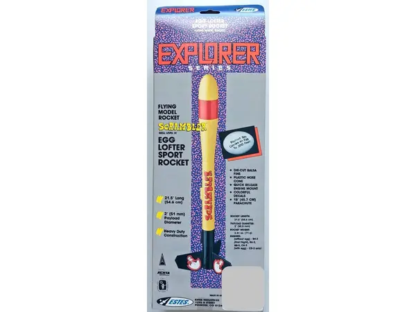 Scrambler Egglofter modelraket kit Eidragende payloader - 18 mm montage Estes