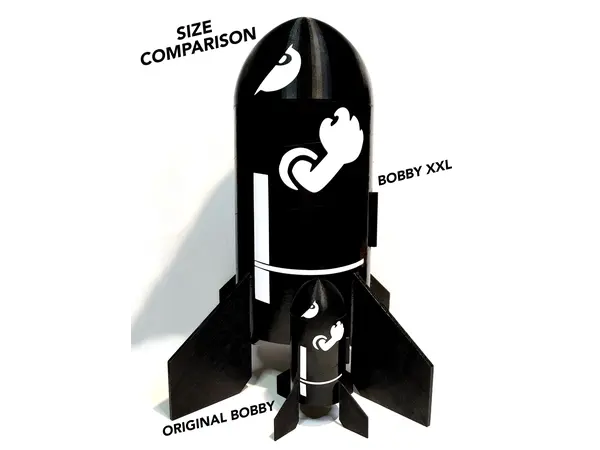 Bullet Bobby XXL DELUXE 7.5" Kit de cohete modelo volador