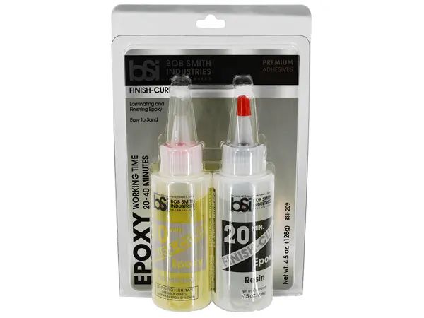 BSI Finish-cure 20 minute epoxy 4 1/2oz (127ml) glue, Opcje produktu: BSI - Epoksyd - 20 min - 127ml