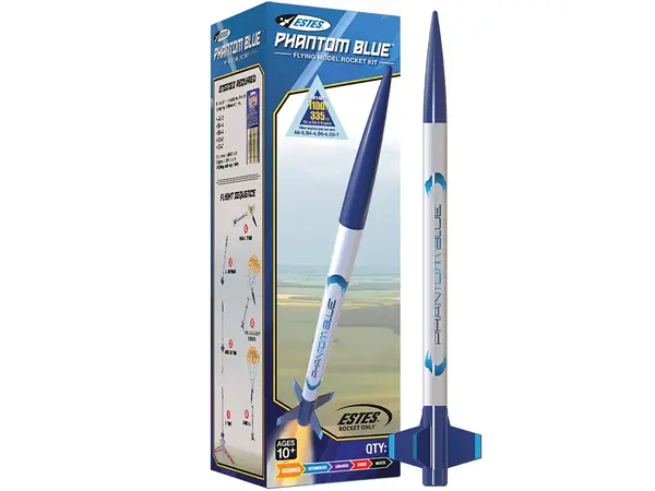 Kit de fusée pour débutant Phantom Blue Estes