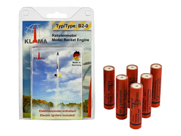 B2-0 Six Pack 18mm model s raketovým motorem Klima