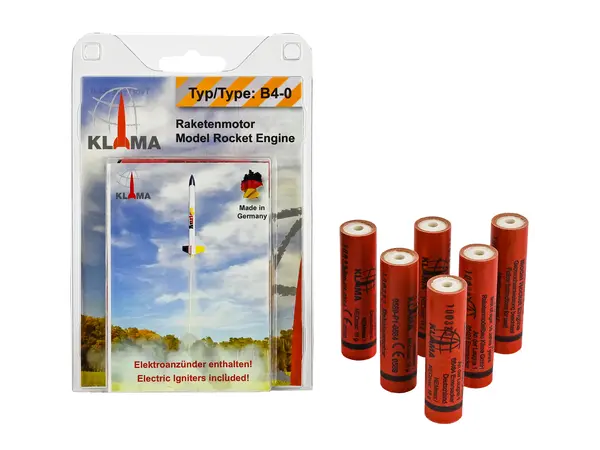 B4-0 Six Pack 18mm model s raketovým motorem Klima