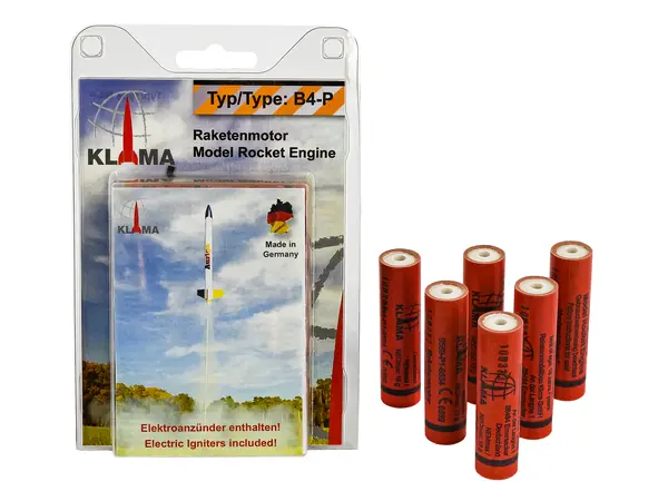 B4-P Six Pack 18mm model raketových motorů Klima (PLUGGED).