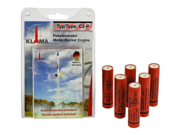 Modelový raketový motor C2-P Six Pack 18mm Klima (PLUGGED)