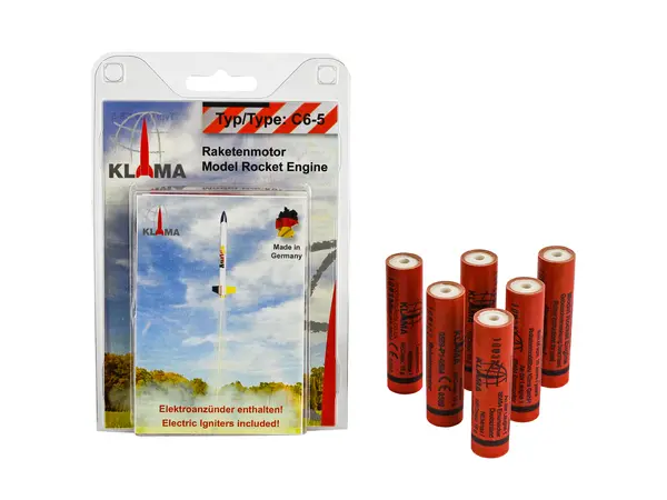 C6-5 Six Pack 18mm Klima modello motori razzo motore