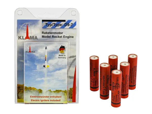 D9-7 Six Pack 18mm Klima model rocket motors engine model rocketry