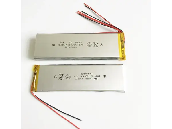 Batería recargable de polímero de litio Lipo de 3,7 V y 4000 mAh, 2 mm, JST PH