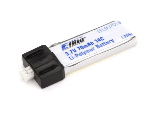 Batería de polímero de litio (Li-Po) 1S 3,7 V 70 mAh 14 C, Opciones de producto: 70 mAh 3,7 V Li-Po