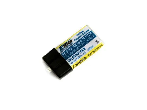 Batería de polímero de litio (Li-Po) 1S 3,7 V 300 mAh 25 C, Opciones de producto: 300 mAh 3,7 V Li-Po