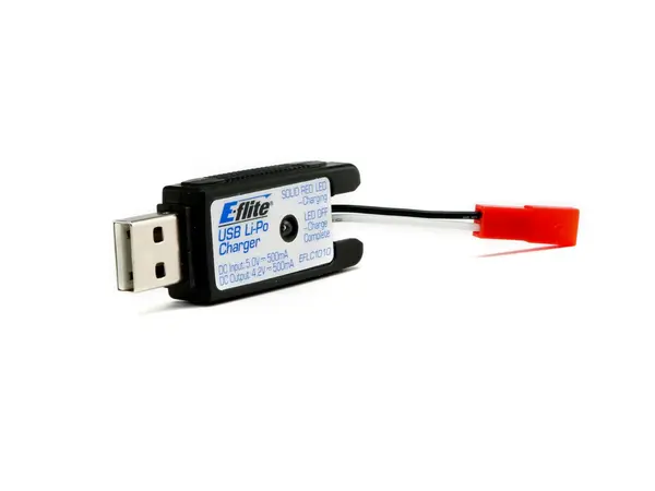Cargador USB Li-Po 1S - 500 mA - JST: 180 QX HDO-EFLC1010 Cargador de polímero de litio, Opciones de producto: Carga USB Lipo - 500mA - JST