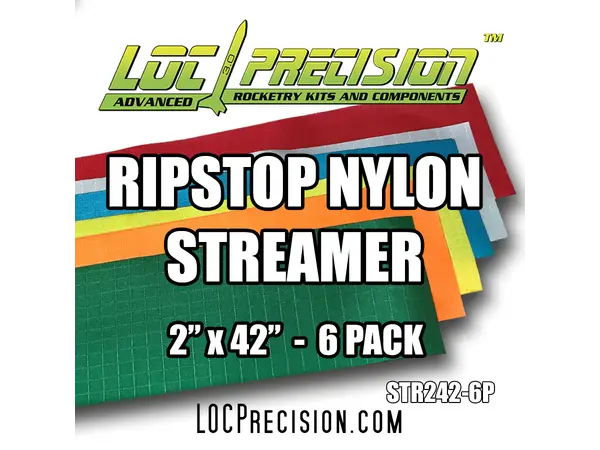 Nylonowa taśma Rip-stop Loc Precision 1,5" x 16" (5 sztuk w opakowaniu), Opcje produktu: Nylonowy streamer 1,5" x 16" (5 szt.)