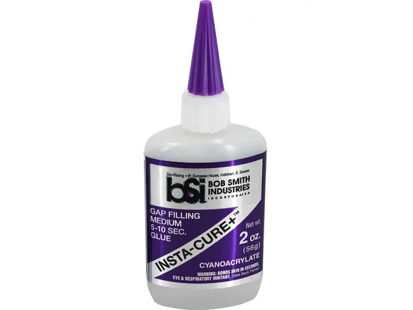 BSI Black rubber toughened cyanoacrylate CA glue 1oz (29.5ml) [CLONE], Opzioni del prodotto: Colla super riempitiva BSI da 2 once