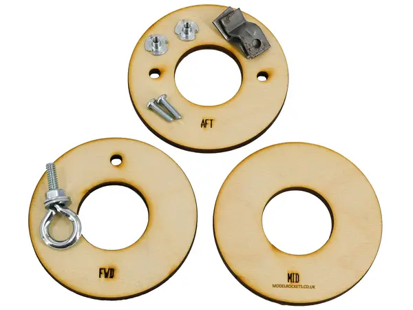 99mm (3.9") OD to 38mm ID Centering rings for LOC 3.9" (99mm) Airframe, Other product options: 99mm OD 38mm ID LOC-CR model rocketry