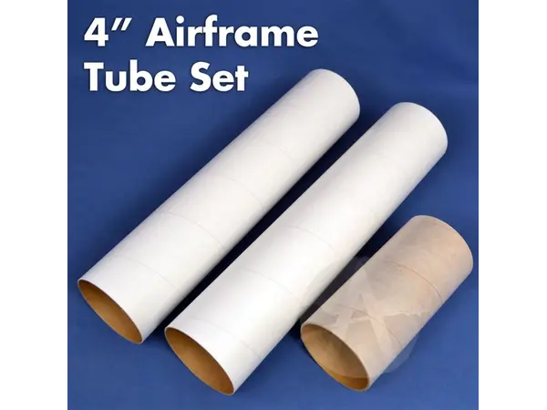 4" buizenset voor cascolichaam, 2x buis en 1 koppeling