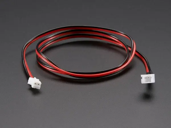 Câble d'extension de batterie JST PH 500 mm, Options du produit: Rallonge JST PH 2 broches 500 mm