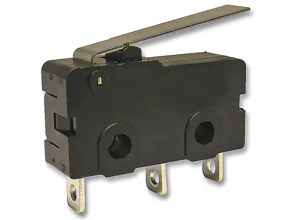 Microschakelaar, hendel, SPDT, 5A - M140T01-AE0502A