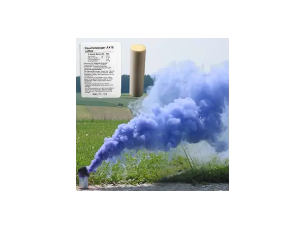5x Humo azul AX-18 (18 mm de diámetro)