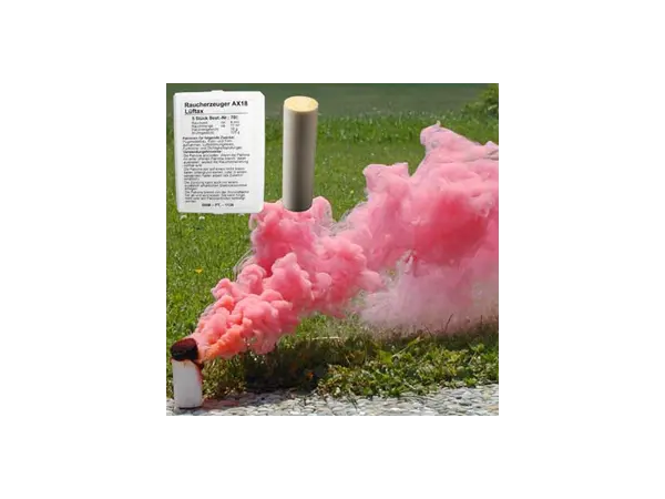 5x Red smoke AX-18 (průměr 18 mm)