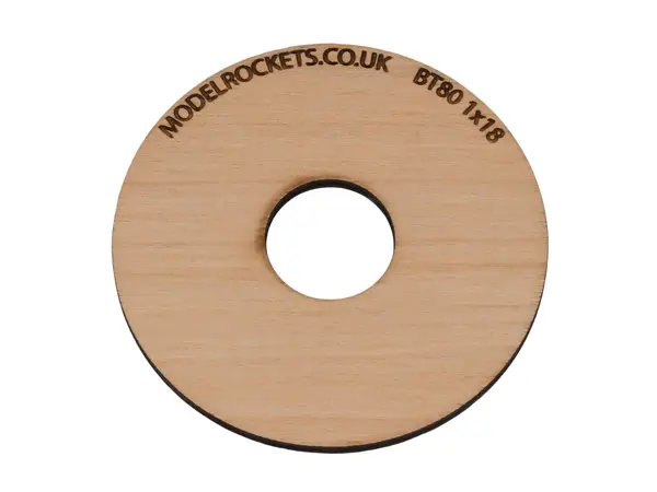 2x BT80 (65mm) 1x18mm centering ring (3mm plywood), Other product options: BT80 1x18mm model rocketry
