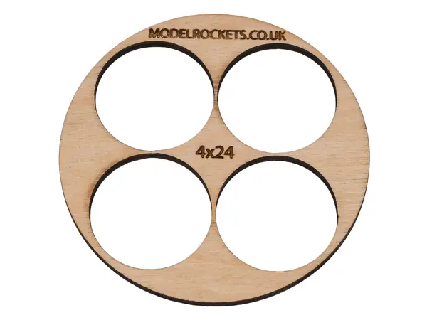 2x BT80 (65 mm) 4x24 mm centreerring (3 mm multiplex), Productopties: BT80 4x24mm