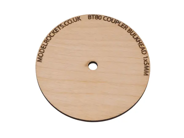 2x BT80 65mm spojovací přepážka s 5mm středovým otvorem (3mm překližka), Možnosti produktu: BT80 přepážková spojka 5mm středový otvor
