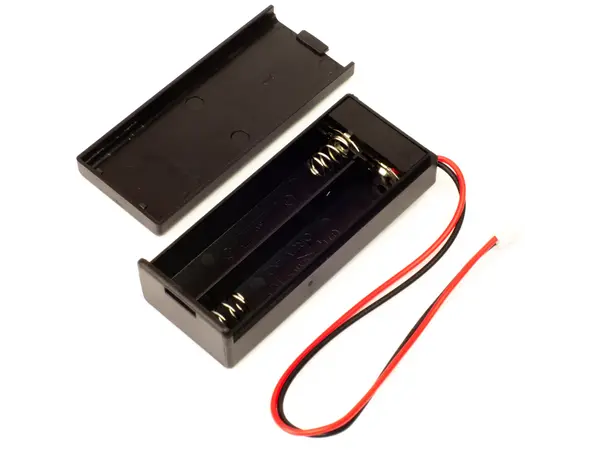 Portapilas 2 x AAA con interruptor