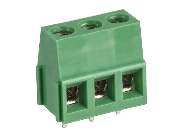 5mm PCB-aansluitblok, 3-weg, 26AWG tot 12AWG, schroef - MC000047