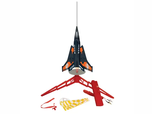 Zestaw startowy Deluxe Space Corps Centurion - gotowy do lotu, 3 silniki - Estes