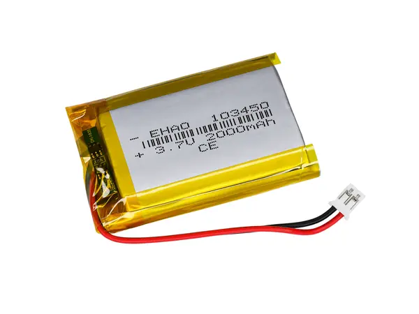 Batería de polímero de litio Lipo de 2000 mAh, 3,7 V, 1 S, EHAO
