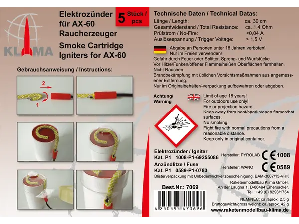 Briquet électrique AX-60