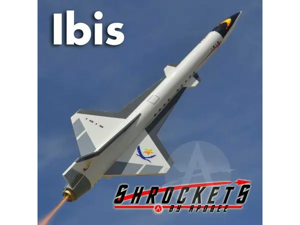Zestaw modeli rakiety Apogee IBIS