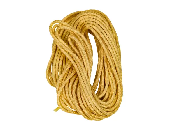 Linka amortyzująca z Kevlaru o długości 5 m i średnicy 1,6 mm, 135 kg, 16 żyłek, kolor żółty, Opcje produktu: Linka amortyzująca kevlarowa o długości 5 m, 1,6 mm, 135 kg