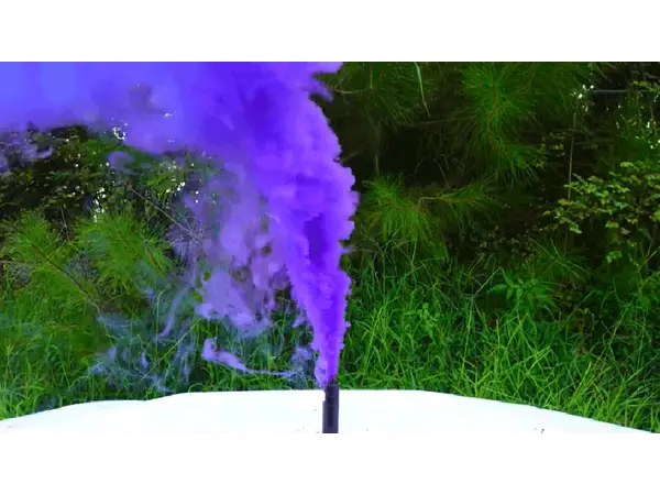 NICO Smoke, 80s, purple 35mm model rocketry