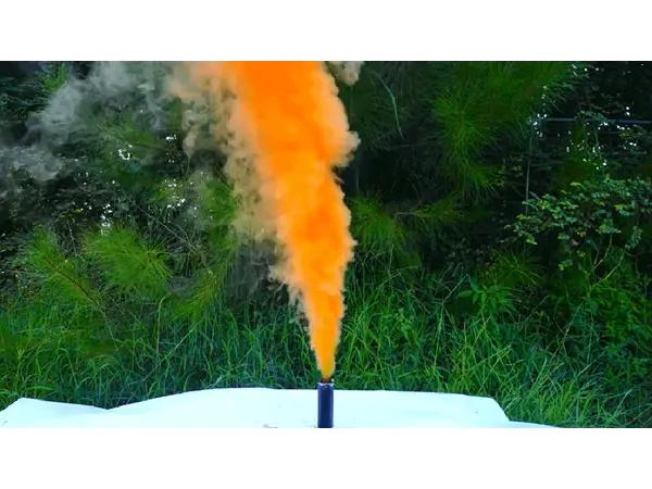 NICO Smoke, 80s, orange 35mm model rocketry