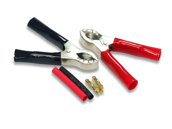 Pinzas de Cocodrilo con conector Dorado de 4mm