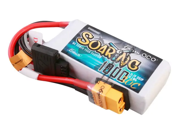 Batería de litio G-Tech 3S de 11,1 V, 1000 mAh y 30 C que se eleva con XT60