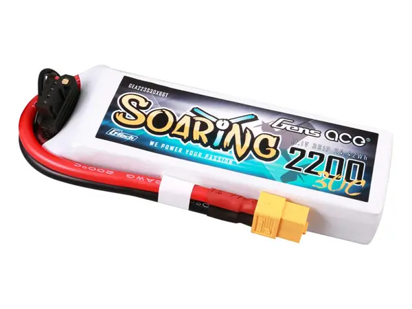 Li-Po G-Tech 3S 11,1V 2200mAh 30C Soaring mit XT60