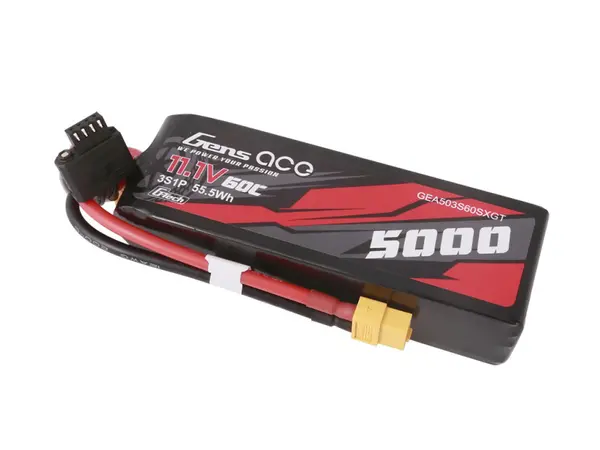 Batería de litio para coche G-Tech 3S 11,1 V 5000 mAh 60 C con XT60 Short