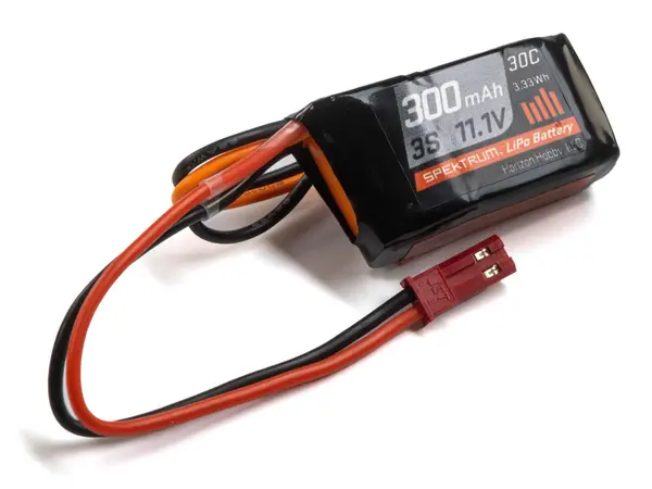 Batería de polímero de litio de 11,1 V, 300 mAh, 3S, 30 C: JST