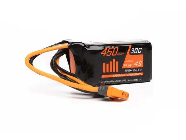 Batería de polímero de litio de 14,8 V, 450 mAh, 4S, 30 C: IC2
