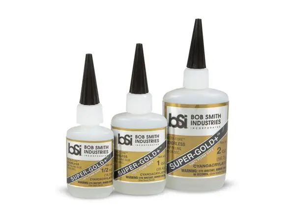 BSI Super-gold+ odourless foam safe gap fill CA 1/2oz, Productopties: BSI 1/2oz Super-goud geurloos CA