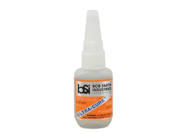 BSI Colla per pneumatici ultra-polimerizzabile, superficie medio sottile, insensibile, 1 oz, Opzioni del prodotto: Cianoacrilato medio insensibile alla superficie BSI 1oz