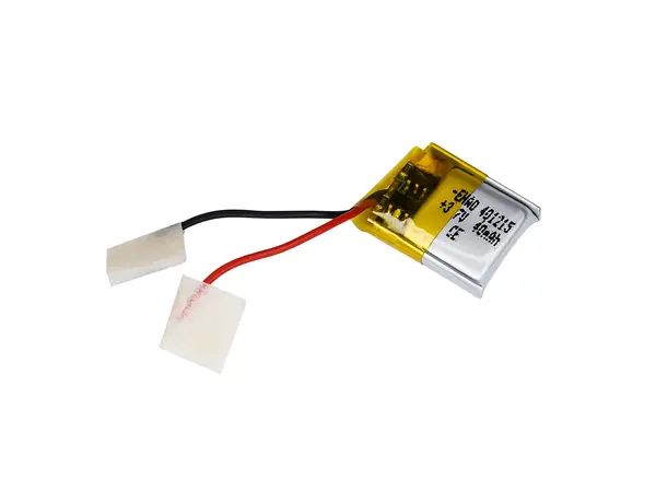 Batería de litio de 40 mAh, 1 S, 3,7 V, LiPo, con cables desnudos